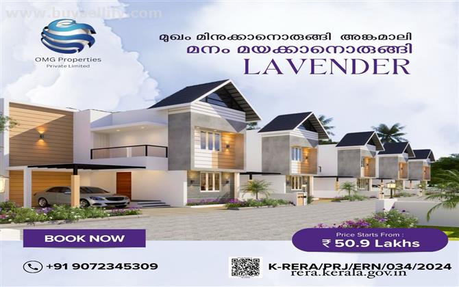 3BHK Budget villas at Angamaly