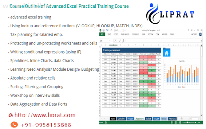 Best afford cost advanced excel training course in Noida Delhi NCR