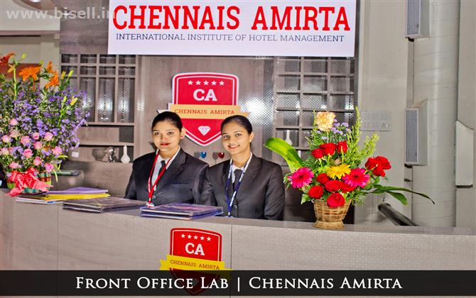 Chennais Amirta provides Diploma in Front Office in Tamil Nadu