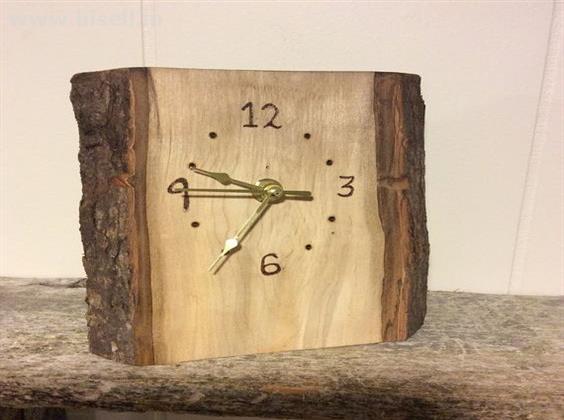 handmade wooden clock