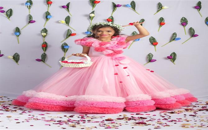 Kids Party Wear Gowns online | Peony Kids