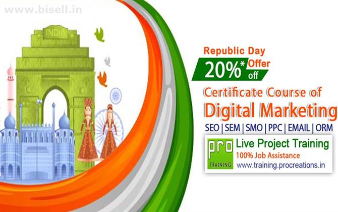 Learn Digital Marketing Course from Industrial Experts with Republic Day Offer