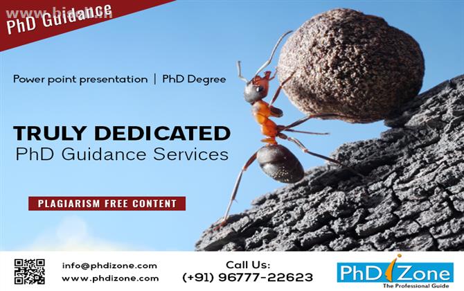 PhD Guidance | Assistance | Thesis | Dissertation | Journal | PhDiZone