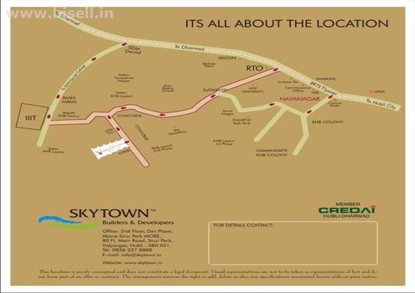 Plots for Sale in Navanagar, Hubli - Skytown Grasslands