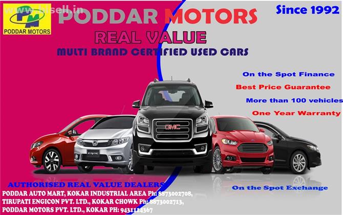 PODDAR MOTORS REAL VALUE SINCE 1992