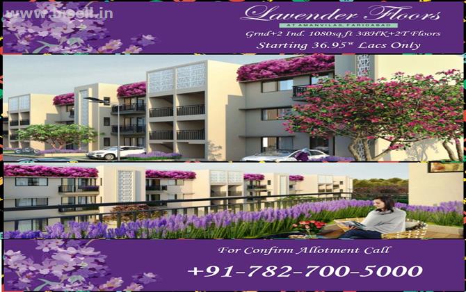 PURI AMANVILAS 3bhk FLOORS @ 39 LACS ONWARDS JUST 30MTS FROM SOUTH DELHI