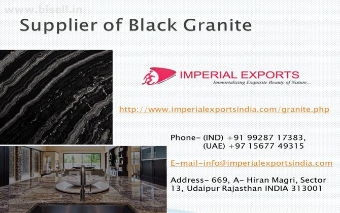 Supplier of Absolute Black Granite UK US Russia Imperial Exports India