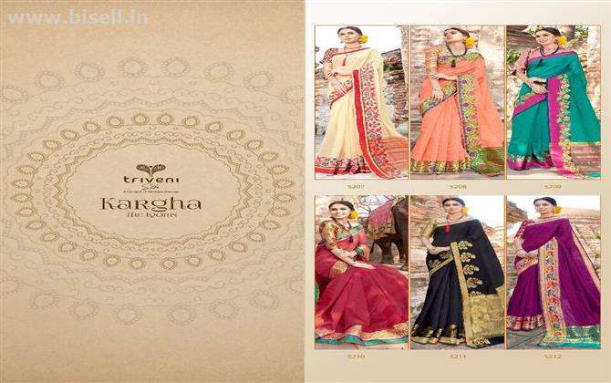 TRIVENI KARGHA WHOLESALE TRADITIONAL SAREE